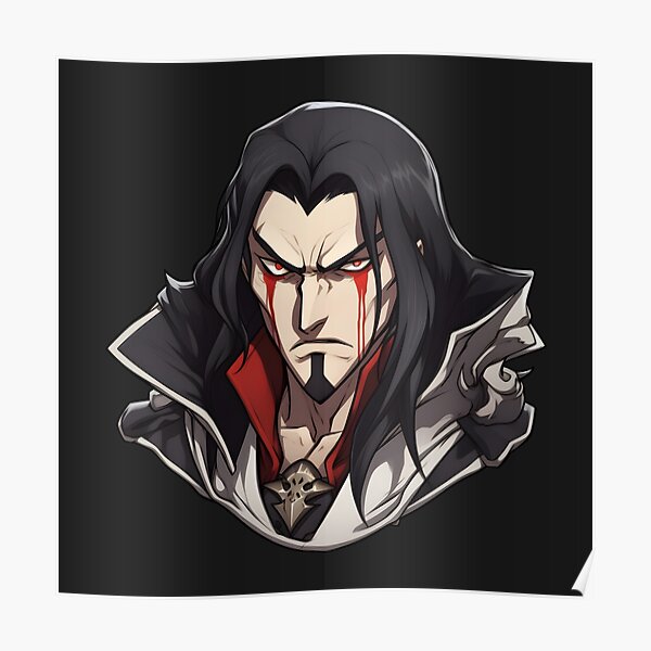 Dracula - Netflix Castlevania Animated Series Character Fanart Poster RB2706 product Offical castlevania Merch