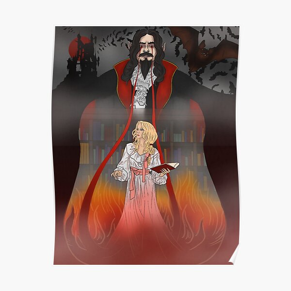 Castlevania Dracula Mourns Lisa  Poster RB2706 product Offical castlevania Merch