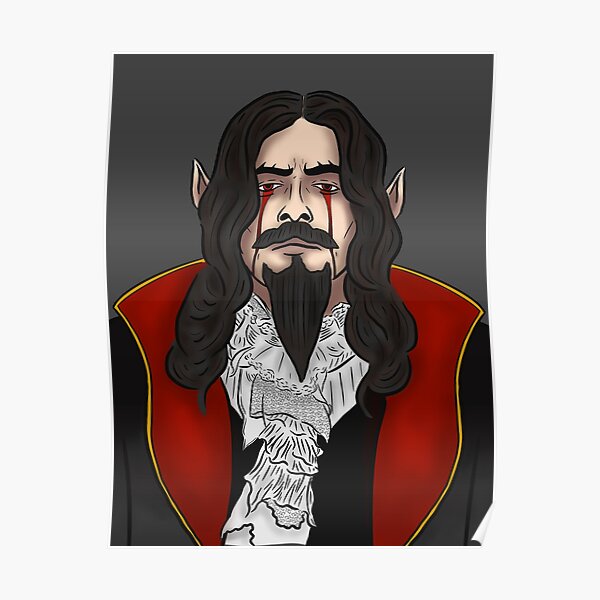 Castlevania Dracula Cries Blood  Poster RB2706 product Offical castlevania Merch