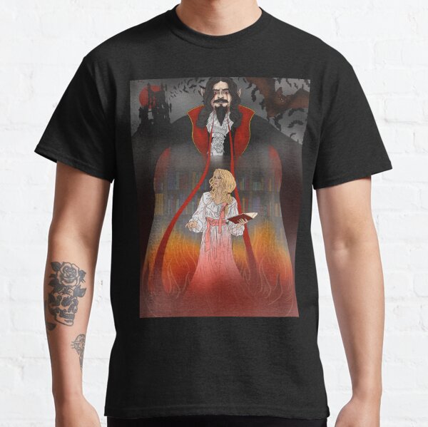Castlevania Dracula Mourns Lisa  Classic T-Shirt RB2706 product Offical castlevania Merch