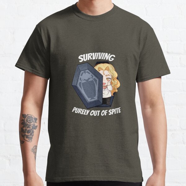 Surviving Out of Spite Alucard Castlevania Chibi Classic T-Shirt RB2706 product Offical castlevania Merch