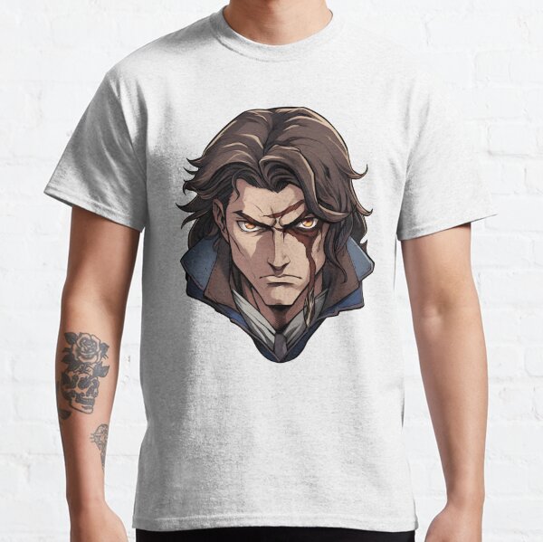 Trevor Belmont - Netflix Castlevania Animated Series Character Fanart Classic T-Shirt RB2706 product Offical castlevania Merch