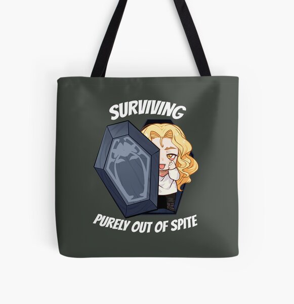 Surviving Out of Spite Alucard Castlevania Chibi All Over Print Tote Bag RB2706 product Offical castlevania Merch