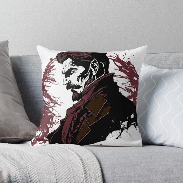 Vlad Dracula Tepes - Castlevania   Throw Pillow RB2706 product Offical castlevania Merch