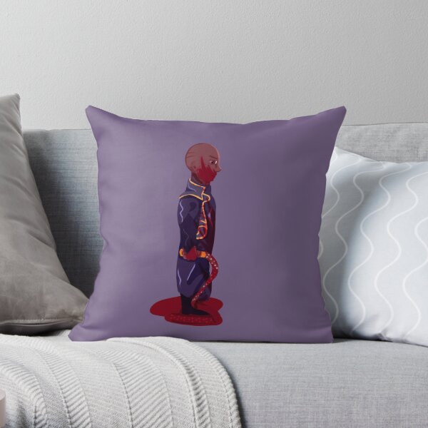 Isaac - Castlevania Series Sticker Throw Pillow RB2706 product Offical castlevania Merch