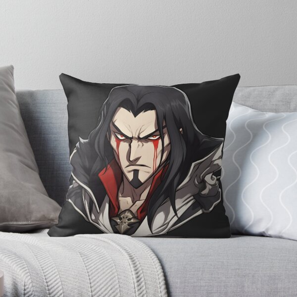 Dracula - Netflix Castlevania Animated Series Character Fanart Throw Pillow RB2706 product Offical castlevania Merch
