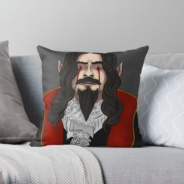 Castlevania Dracula Cries Blood  Throw Pillow RB2706 product Offical castlevania Merch