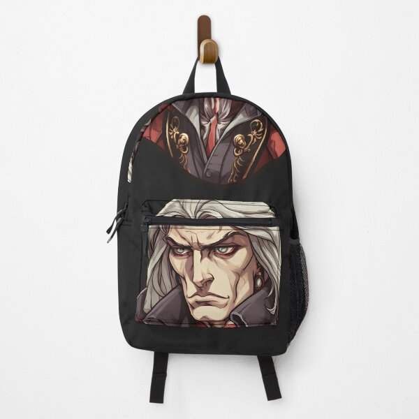 Alucard - Netflix Castlevania Animated Series Character Fanart Backpack RB2706 product Offical castlevania Merch