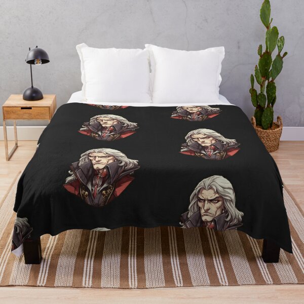 Alucard - Netflix Castlevania Animated Series Character Fanart Throw Blanket RB2706 product Offical castlevania Merch